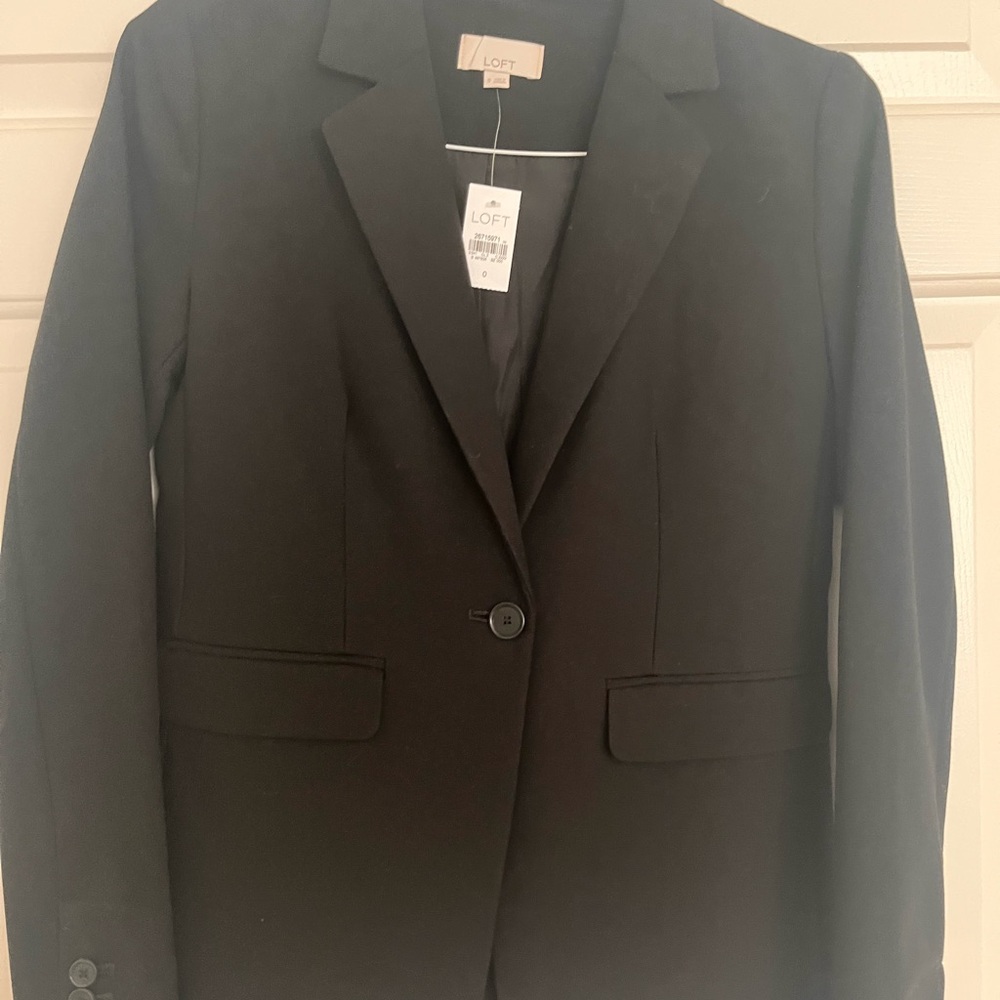 LOFT Black Women's Blazer NWT
